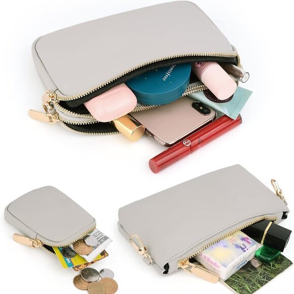 Small Crossbody Bags for Women 3 in 1 Trendy Belt Purse Fashion Designer Mini Cu - Picture 3 of 8